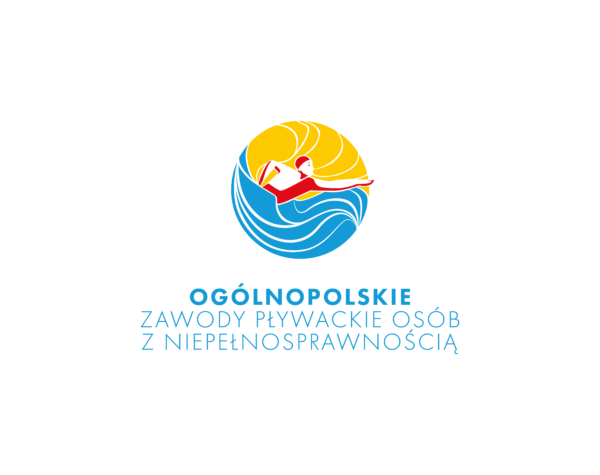 Logo Ogólnopolskich zawodów pływackich osób z niepełnosprawnością aktualne od 2024 roku.