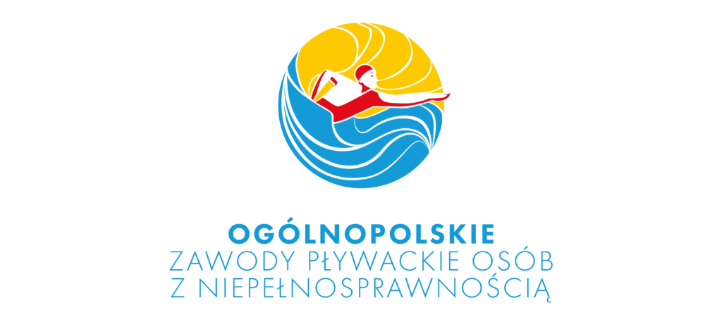 Logo Ogólnopolskich zawodów pływackich osób z niepełnosprawnością aktualne od 2024 roku.
