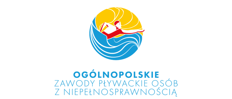 Logo Ogólnopolskich zawodów pływackich osób z niepełnosprawnością aktualne od 2024 roku.